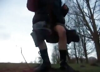 XXX video which is all about the scat kink